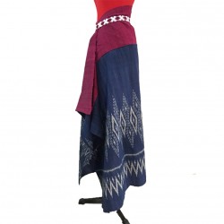 Meena Hand Spun & Woven Cotton Sarong - Left